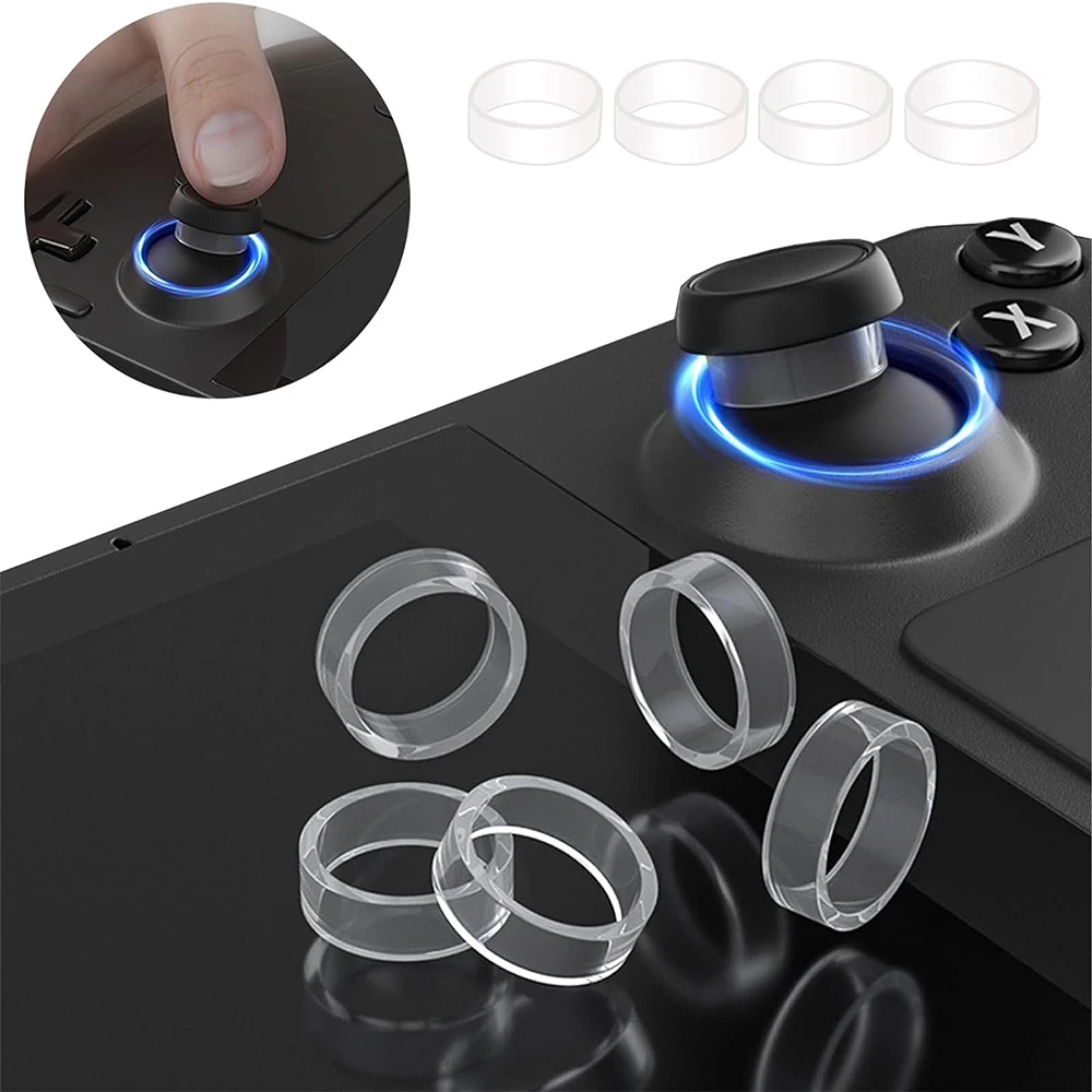Anillo de goma elástico para Joystick, cubierta de silicona para consola de juegos Rog Ally, 8 piezas, para PS5/ PS4/ Steam Deck Rocker - imagen 2