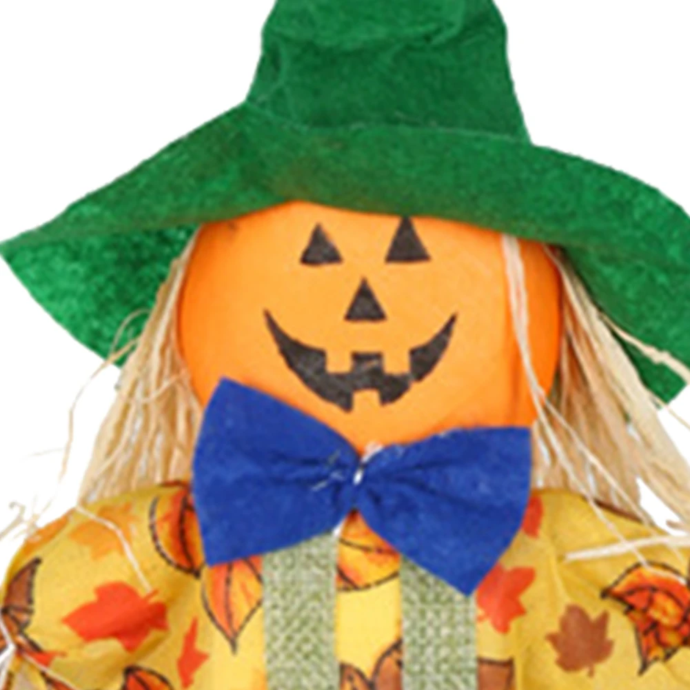 Espantapájaros pequeño de cosecha de otoño, espantapájaros de Acción de Gracias, cosecha de otoño, espantapájaros de pie, decoraciones para jardín, hogar, patio, decoración de Halloween - imagen 5