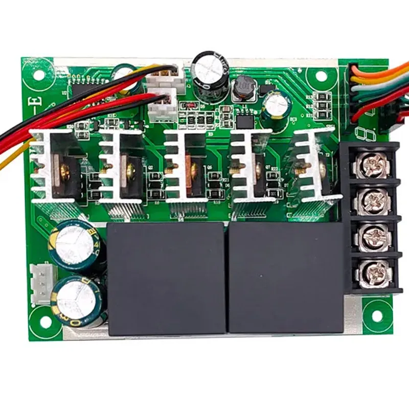 Controlador de velocidad PWM motor de CC pantalla Digital 0 ~ 100% módulo de accionamiento ajustable entrada MAX60A 12V 24V - imagen 3