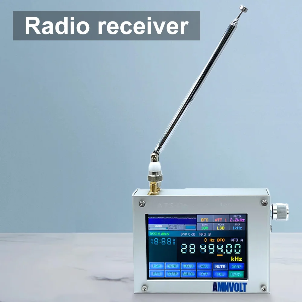 Decodificador ATS receptor de Radio de banda completa pantalla táctil de 4 pulgadas Si4732 receptor de Radio de todas las bandas función WiFi 4000mAh para ingenieros - imagen 3