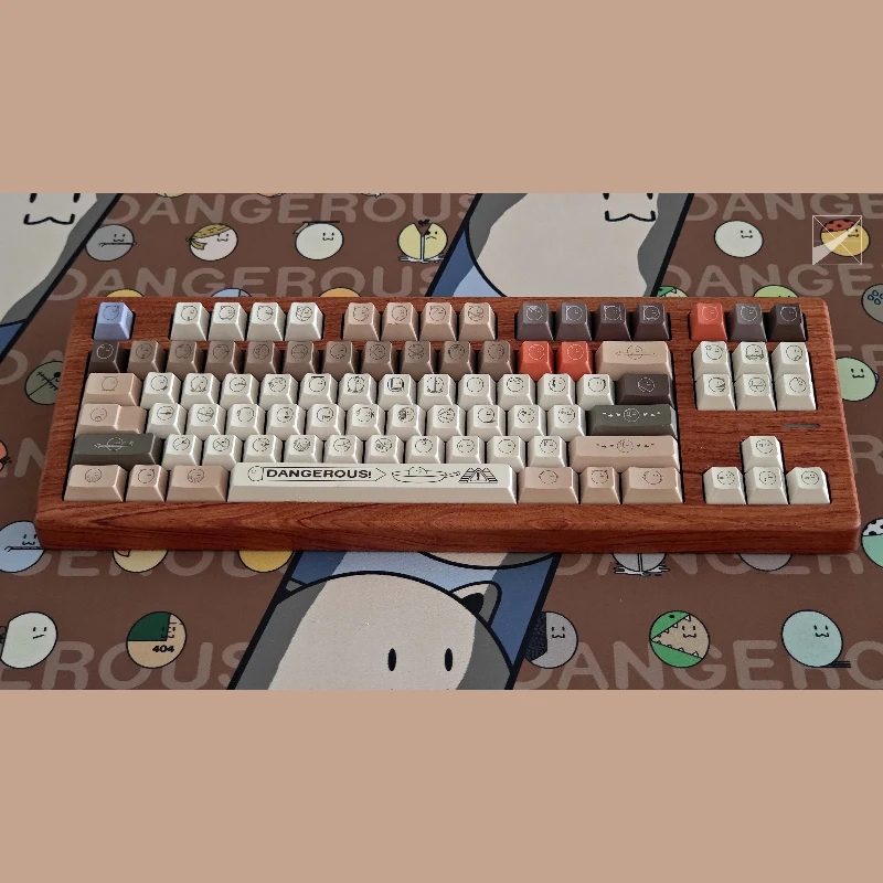 Moscas no tierra en huevos sin grietas, juego de teclas temáticas, sublimación de perfil de cereza PBT, accesorios originales personalizados hechos a mano - imagen 4