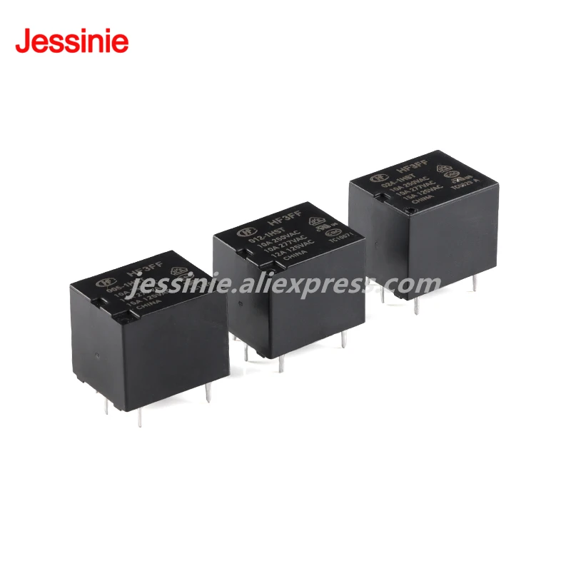 5 uds/1 unidad relé ultrapequeño de alta potencia HF3FF-005-1HST HF3FF-012-1HST HF3FF-024-1HST HF3FF-005/012/024-1ZST 5V 12V 24V DC 4/5Pin - imagen 2