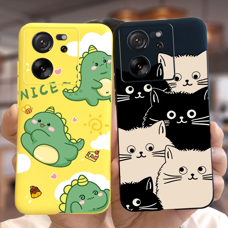 Para Xiaomi 13T Pro funda encantadora cubierta trasera pintada de caramelo 6,67 ''funda de teléfono de silicona suave para Xiaomi Mi 13T Pro 13TPro Fundas Capa - imagen 3