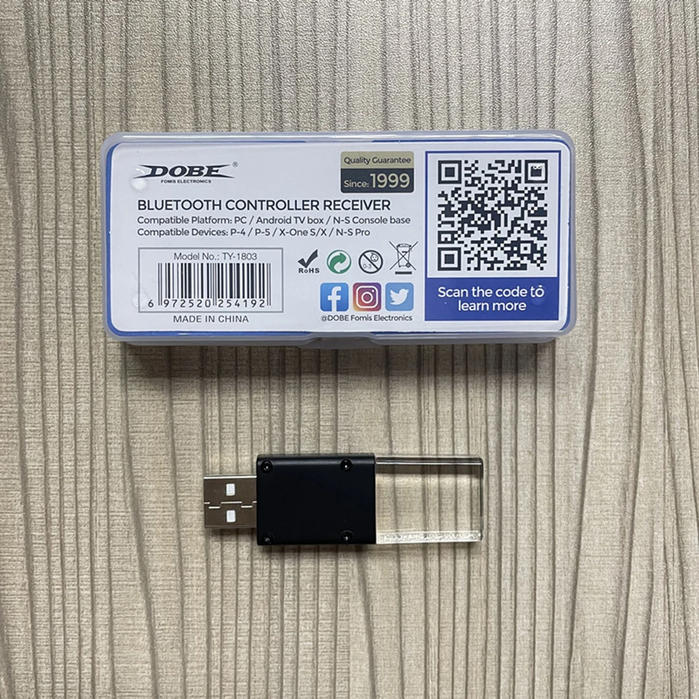 Adaptador de controlador inalámbrico, receptor USB compatible con Bluetooth para Switch Xbox - imagen 5