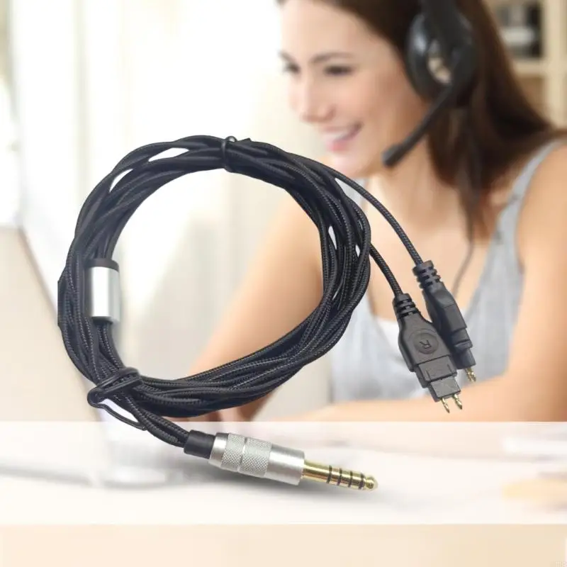 Cable auriculares actualización masculina 4.4 mm 4.4 mm para HD580 HD600 HD650 HD660S - imagen 3
