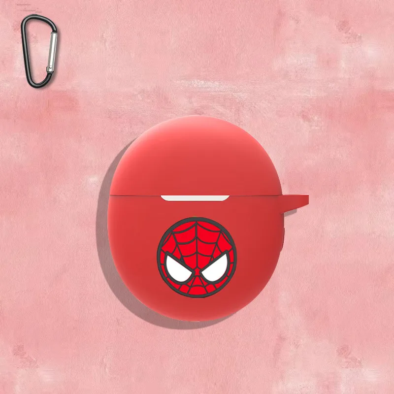 Funda de silicona con dibujos animados de Marvel para auriculares, funda protectora con gancho para 1 más ComfoBuds, MINI Bluetooth, caja de carga - imagen 4