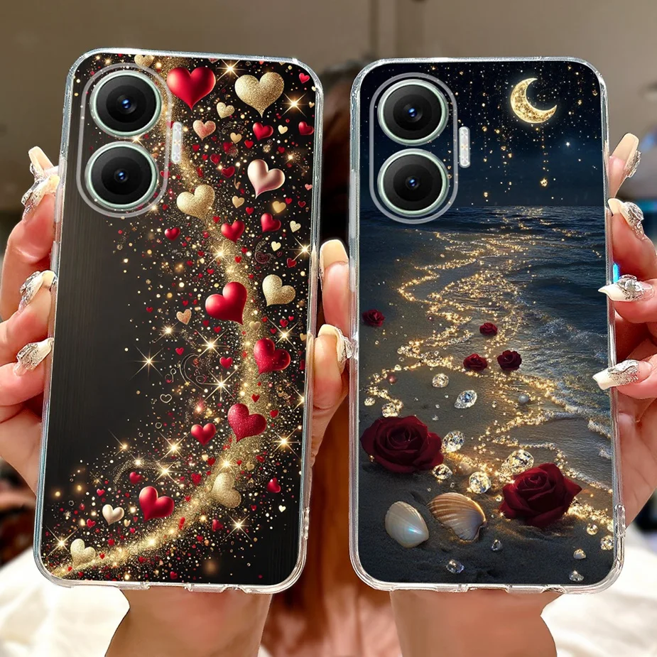 Para Xiaomi Redmi Turbo 4 Pro funda PocoF7 nueva moda cubierta pintada funda de silicona suave para Xiaomi Poco F7 Redmi Turbo4 Pro Fundas - imagen 2