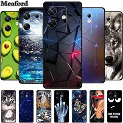 Para Infinix Zero 30 4G funda animales silicona suave TPU contraportada fundas de teléfono para Infinix Zero30 4G X6731B parachoques lobo Cool Coque