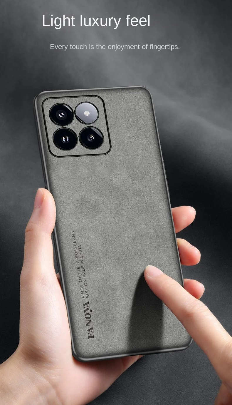 Funda de piel sintética suave para Xiaomi POCO X6, X5, X4, X3 Pro, funda protectora trasera magnética para Xiaomi POCO X6Pro, X4, GT, X5 - imagen 2