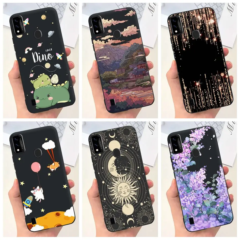 Para ZTE Blade A51 funda de silicona suave TPU parachoques patrón de moda contraportada para ZTE Blade A71 A7030 A 71 A 51 BladeA51 fundas de teléfono