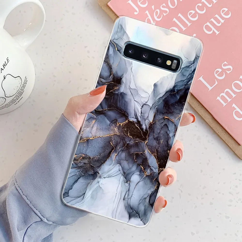 Funda de silicona suave para Samsung Galaxy S10 5G, carcasa transparente para teléfono móvil Samsung S10 Lite S10E S 10 - imagen 4