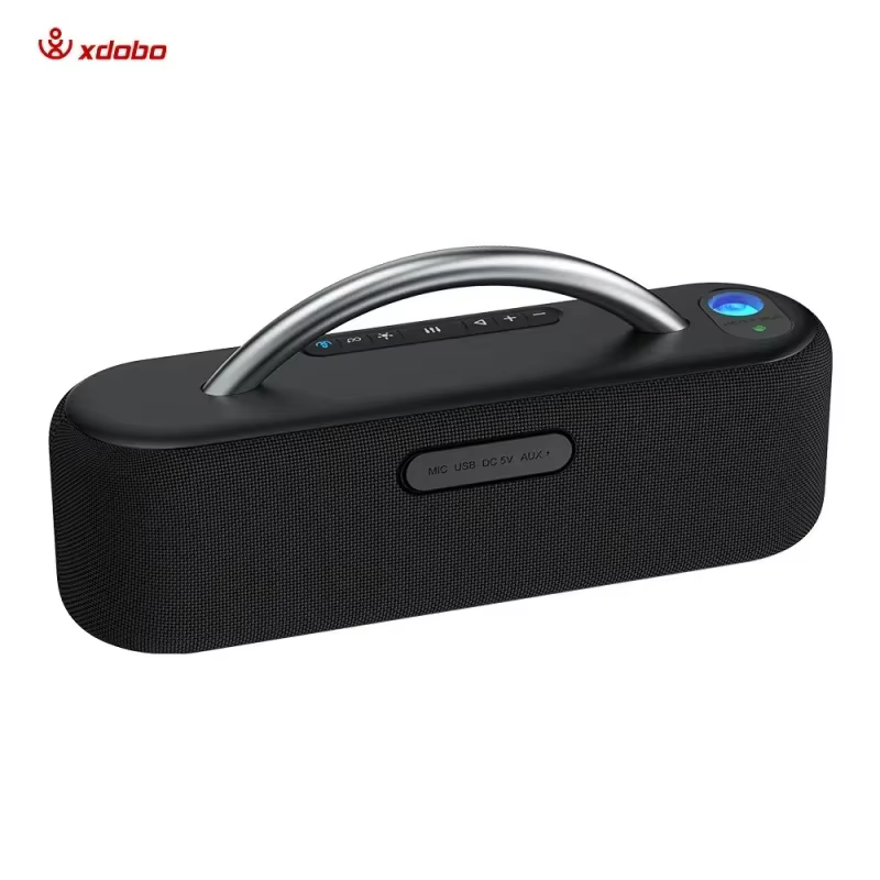 XDOBO Star-altavoz inalámbrico con Bluetooth, barra de sonido de 100W con proyector de luz, modo TWS, sonido estéreo envolvente 3D, compatible con AUX, USB, TF - imagen 3