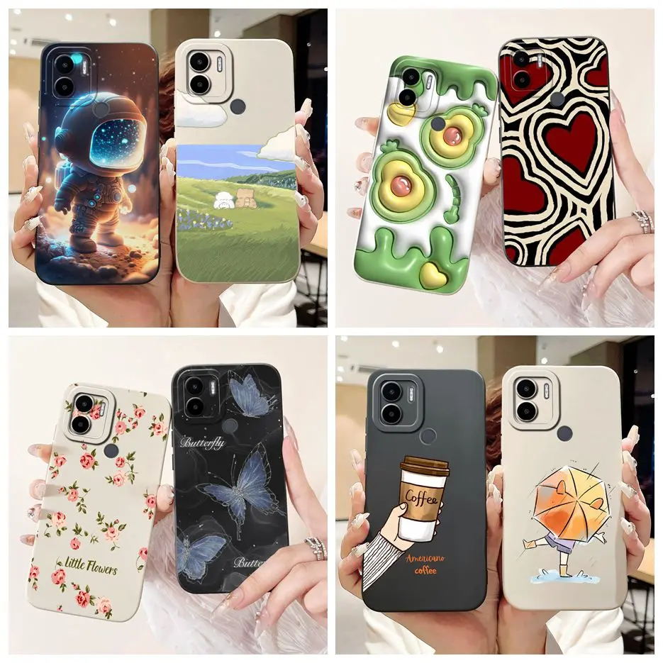 Funda de teléfono a prueba de golpes para Xiaomi Redmi A2 Plus RedmiA2 A2 +, carcasa suave