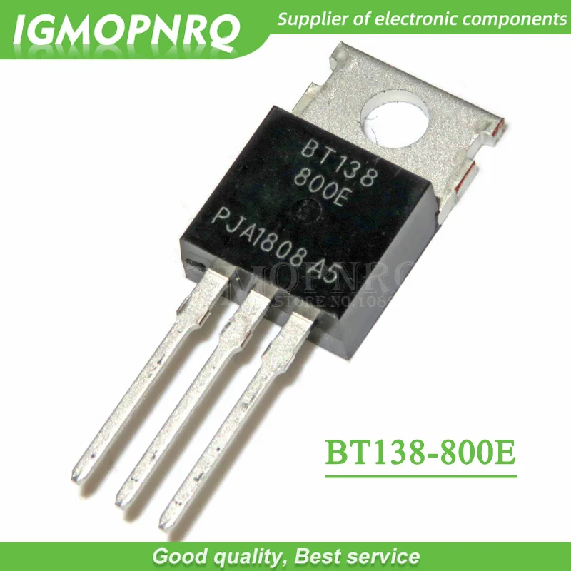 10 Uds BT138-800E TO220 BT138-800 TO-220 BT138 138-800E nuevo y original
