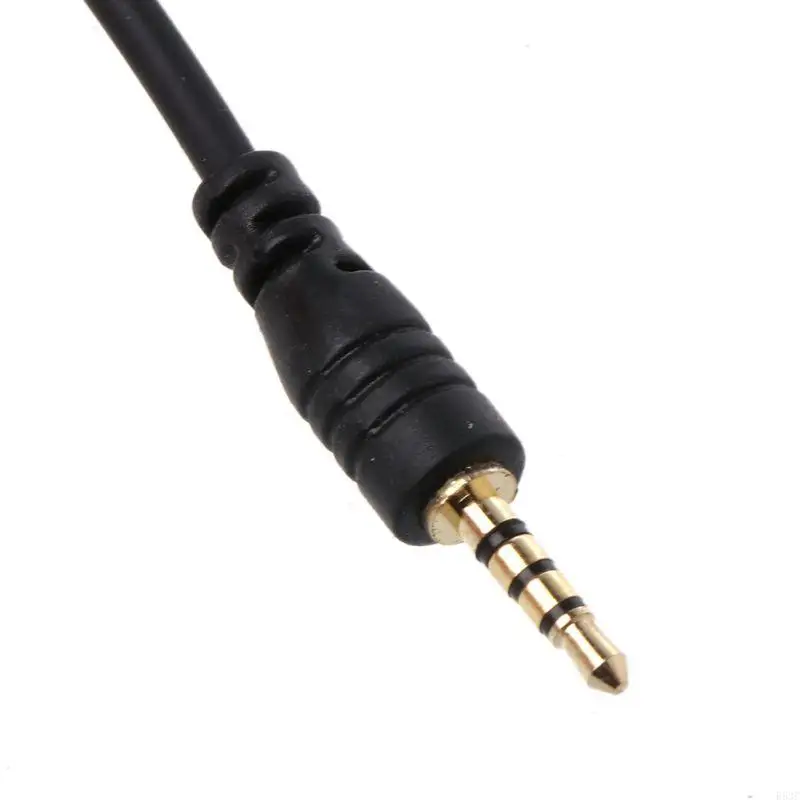 Cable adaptador de Audio de extensión en ángulo recto, conector macho a hembra de 4 polos de 2,5mm, Cable auxiliar de Audio de 150cm - imagen 5