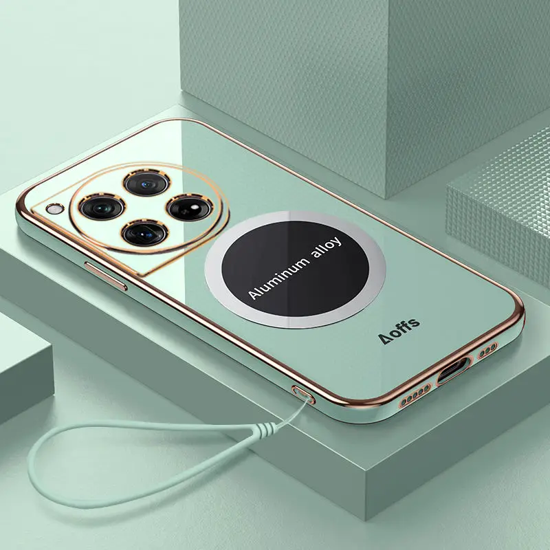 Funda de TPU suave para OnePlus 12, cubierta trasera protectora delgada magnética para OnePlus 12 One Plus 12 1 + 12, carcasa de teléfono - imagen 4