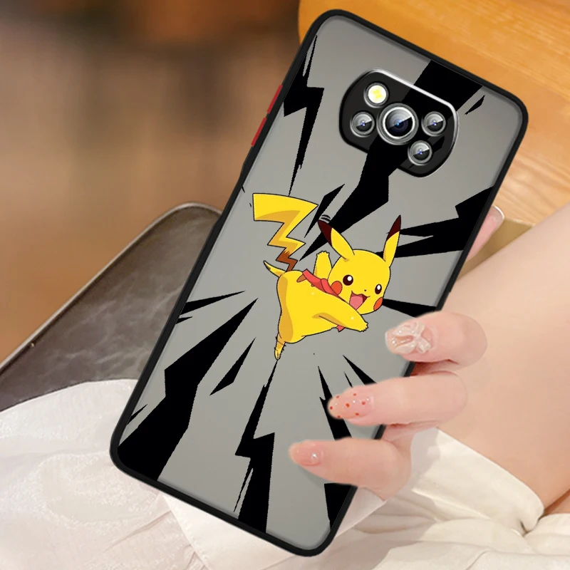 P-pokemones-funda translúcida de dibujos animados para Xiaomi Mi Poco X5, X4, X3, M6, M5S, M5, M4, M3, F5, F4, F3, F6 Pro, 5G - imagen 3