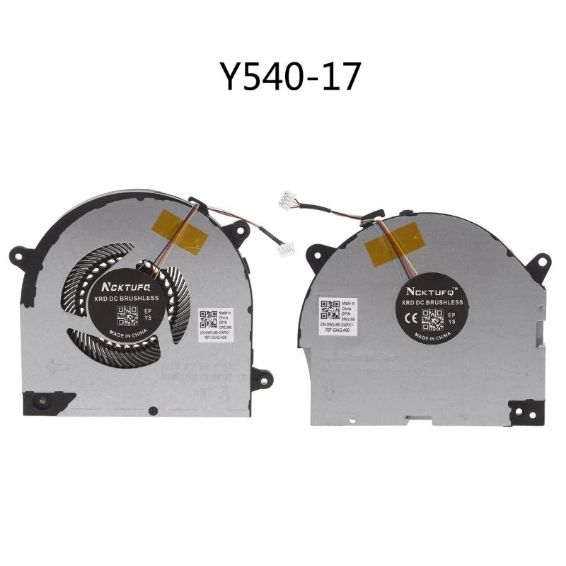 12pc original nuevo ventilador refrigerador GPU GPU para Y540-17 Y540-17IRH GTX16660 TI Notebook Computer Radiator - imagen 5