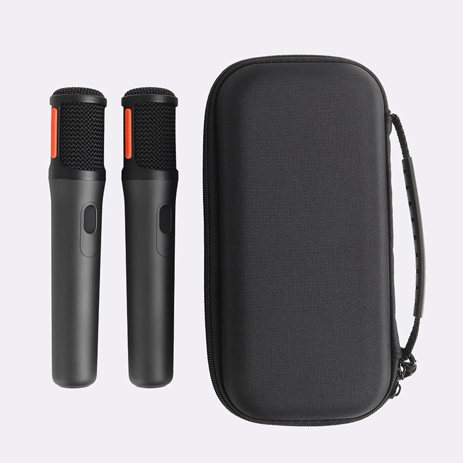 Estuche inalámbrico para micrófono para micrófonos digitales JBL PartyBox Wireless Mic-2X, bolsa de almacenamiento de viaje portátil con caja de micrófono (solo estuche) - imagen 4