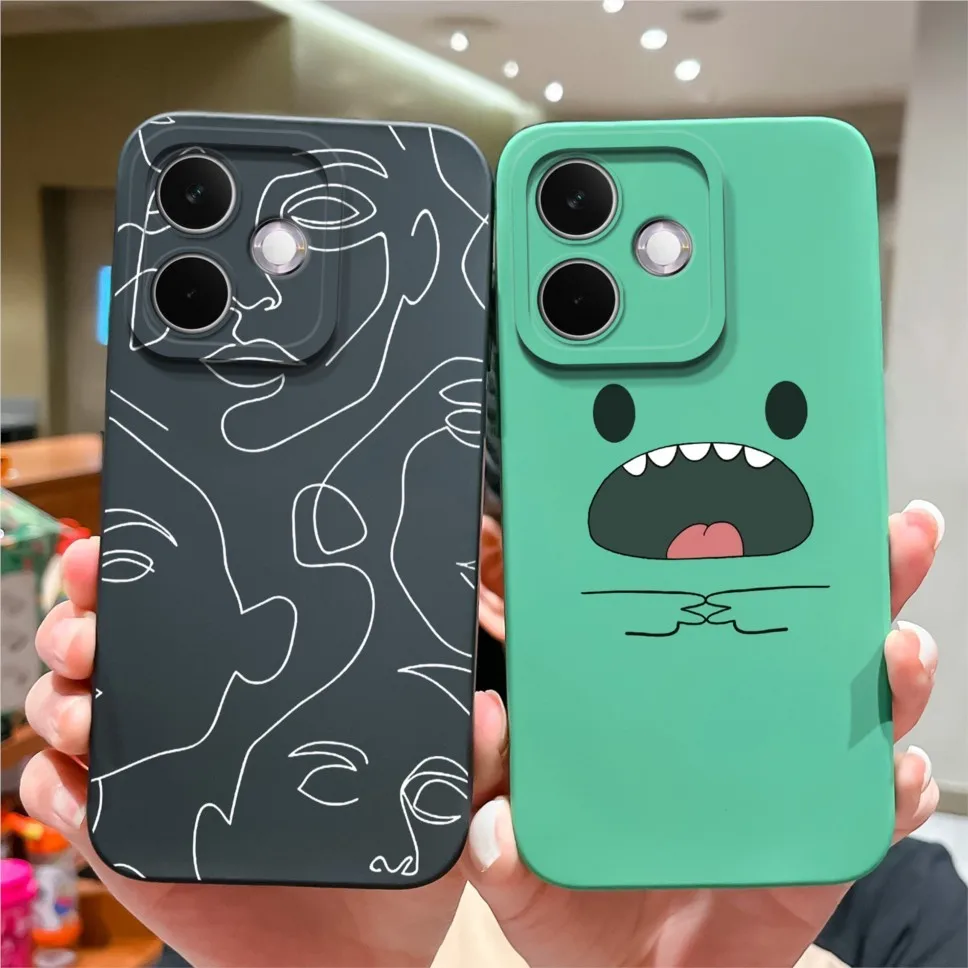 Fundas para Oppo A5 Pro Shell encantador astronauta de dibujos animados Funda de teléfono de silicona líquida para Oppo A5Pro Funda Coque - imagen 2