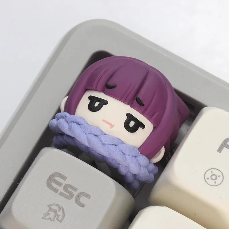 Teclas de Anime Frieren: Beyond Journey's End, teclas personalizadas para teclado mecánico, teclas de Anime japonés ESC DIY, regalos - imagen 4