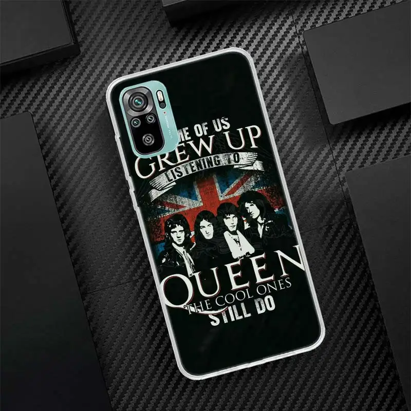 Rock Funky Freddie Mercury Queen funda de teléfono con llamada de silicona para Xiaomi Redmi Note 14 13 12 12S 11 Pro Plus 11S 10 10S 11T 11E 4G 5G - imagen 5