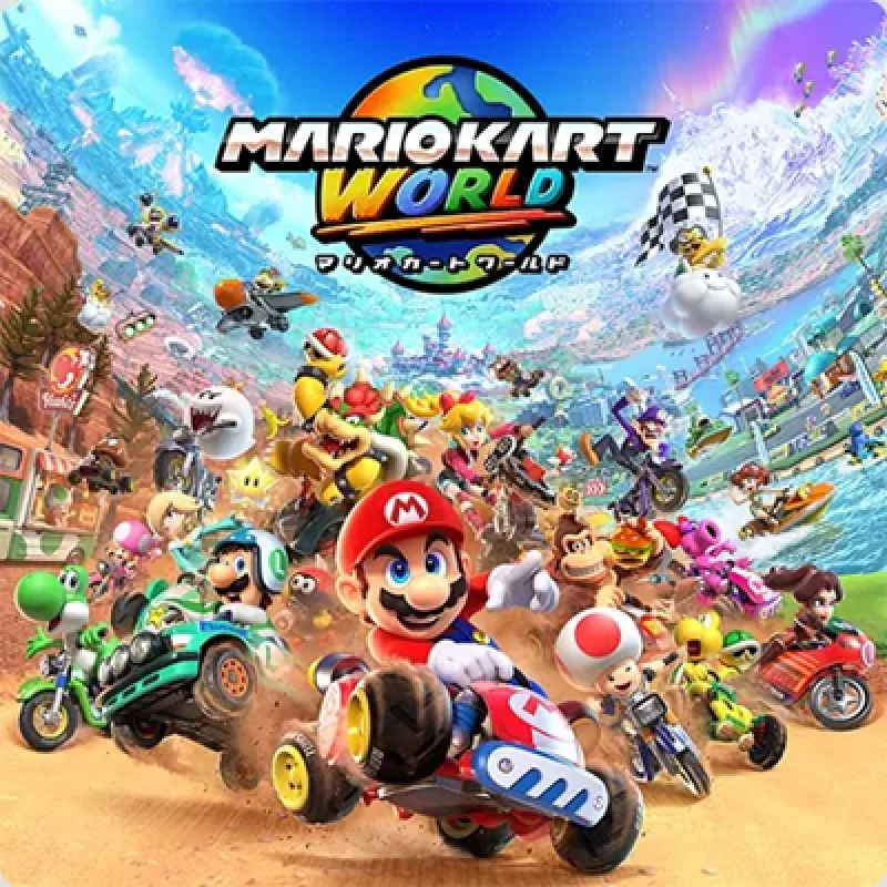 Nintendo Switch 2 Mario Kart World Games Nueva tarjeta física original Mario Kart 9 Racing Party Genre Game Solo para Switch 2 - imagen 3