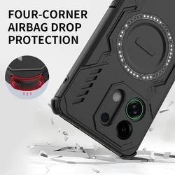 Funda Oppo K13 Turbo con disipación de calor y soporte magnético