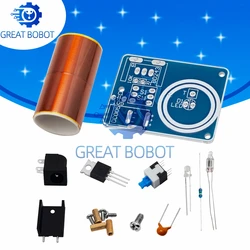 BD243C Mini kit de bobina Tesla: ¡Accesorios mágicos ideales para bricolaje! Libera tu creatividad con tecnología: piezas electrónicas empaquetadas