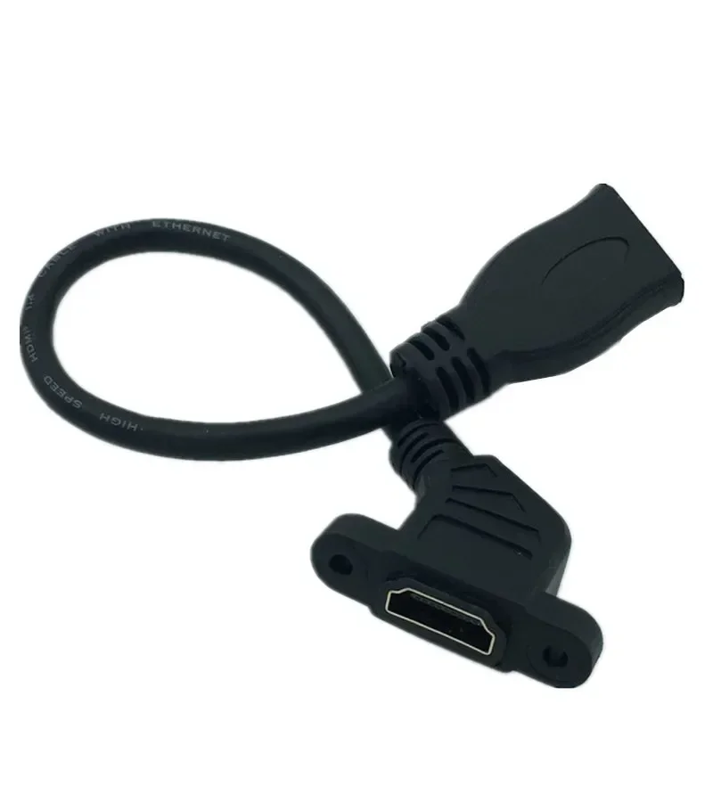 Cable chapado en oro de extensión de montaje en Panel hembra a hembra compatible con HDMI 1,4 V/1080P - imagen 4