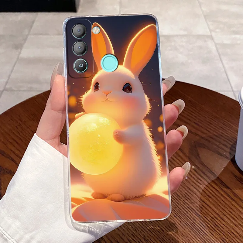 Carcasa para Tecno Pop 5 LTE funda de teléfono BD4 BD4a BD4i dragón de lujo lindo fresco niños niñas silicona suave transparente TPU contraportada - imagen 4