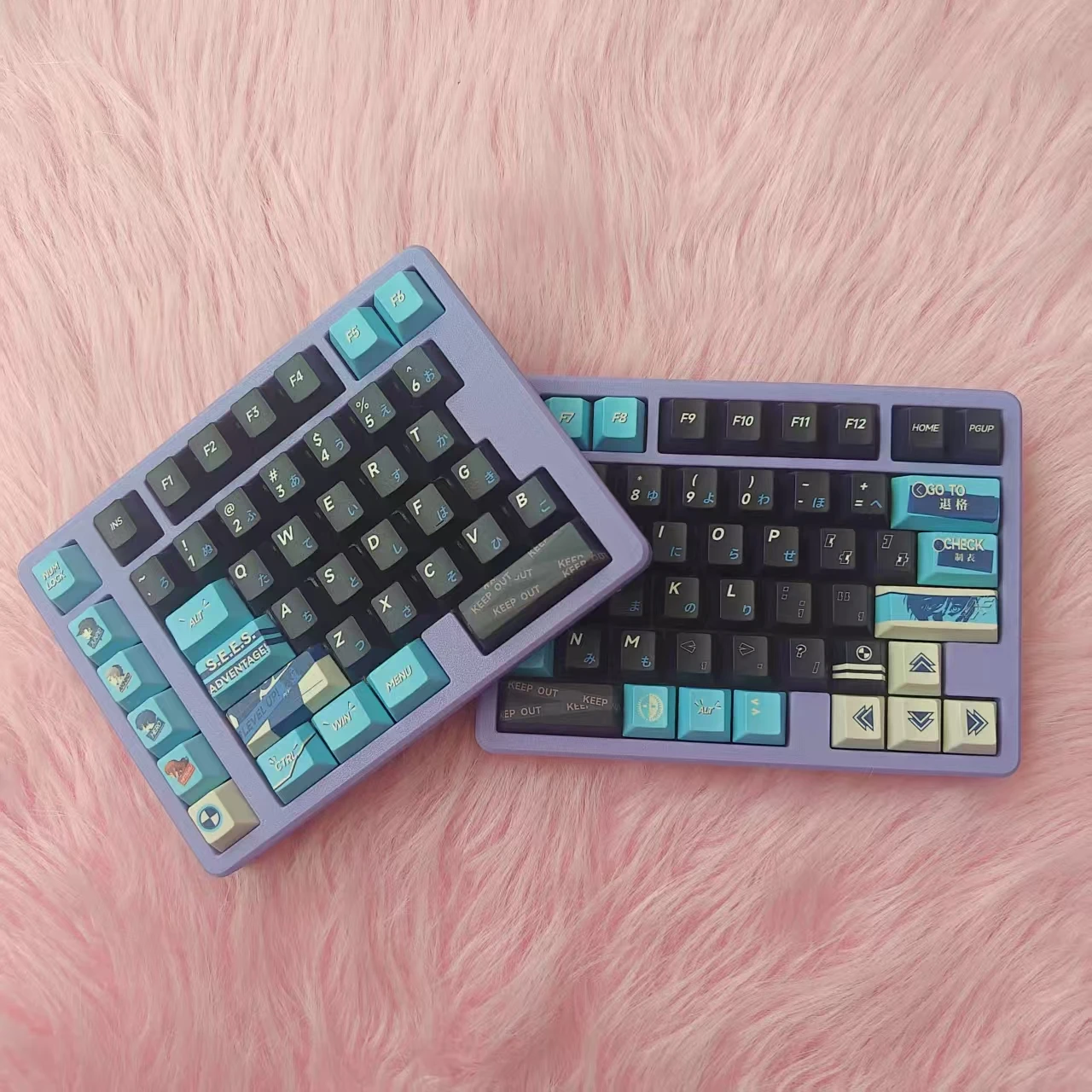 Kit de teclado mecánico dividido inalámbrico de 75 teclas, estructura de junta, modo único Hotswap, 2,4G, bricolaje, teclado separado personalizado, juego de oficina - imagen 4