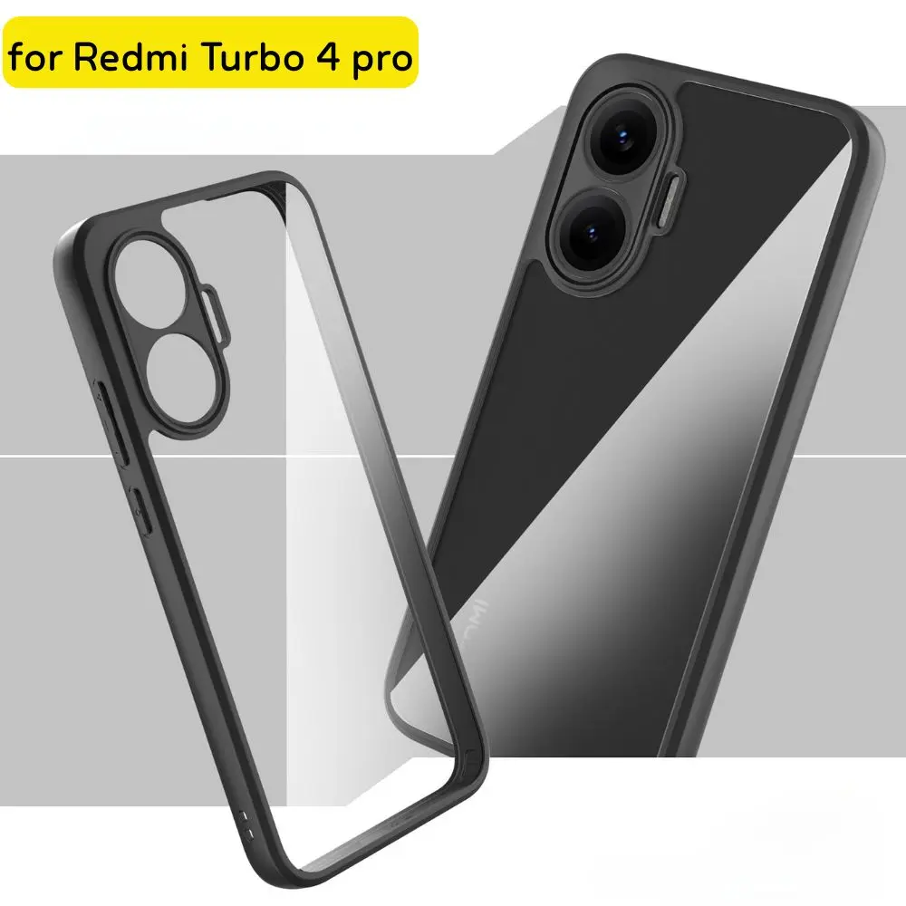 Funda a prueba de golpes para Xiaomi Redmi Turbo 4 Pro, funda trasera dura, carcasa para teléfono Redmi Turbo 4