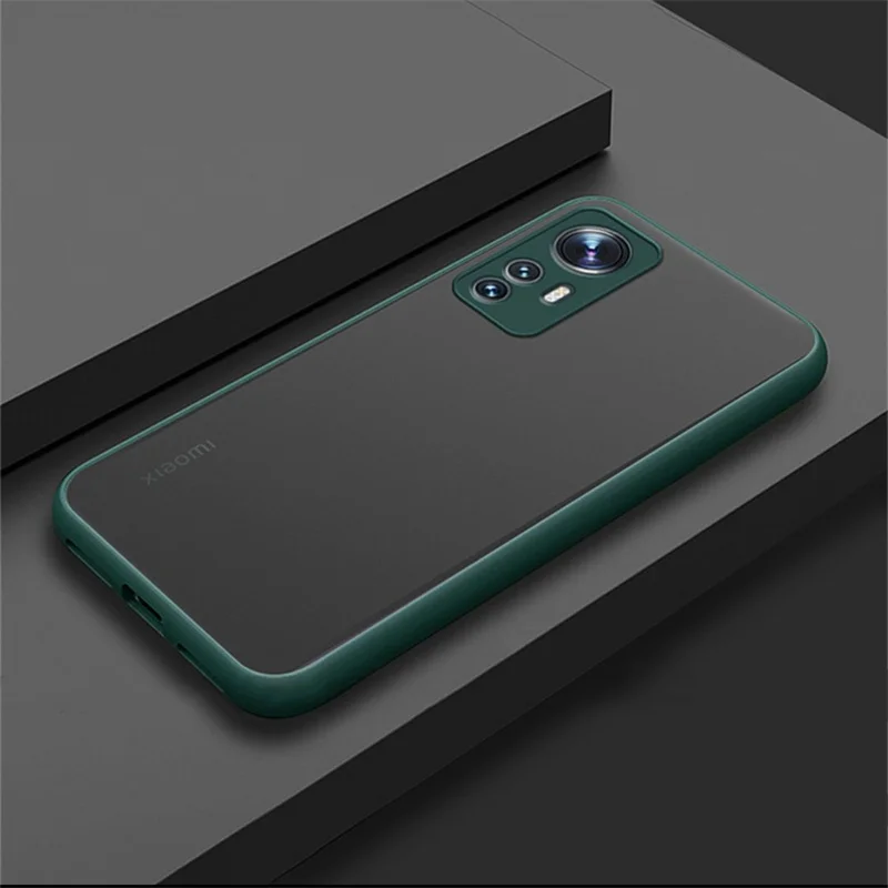 Funda para Xiaomi Redmi Note 12S, carcasa translúcida mate, parachoques trasero de PC - imagen 2