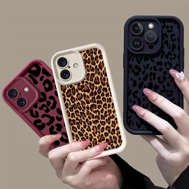 Funda de lujo con estampado de leopardo negro Retro para Oneplus 12R 11 11R 10R 8T One Plus NORD CE 2 3 4 LITE 5G cubierta mate a prueba de golpes