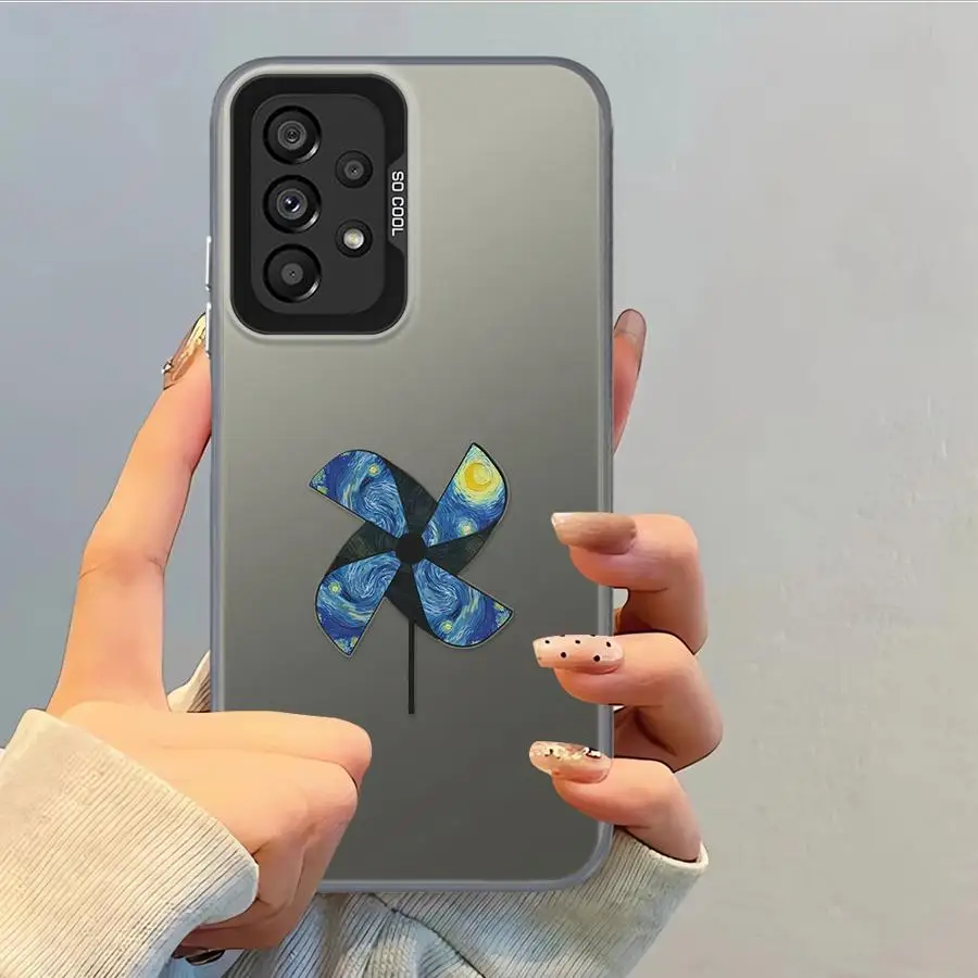 Funda para Samsung Galaxy A12 A06 A14 A16 A02 A50 A04e A03 A13 A20s A15 A11 funda trasera para teléfono Van Gogh creatividad - imagen 2
