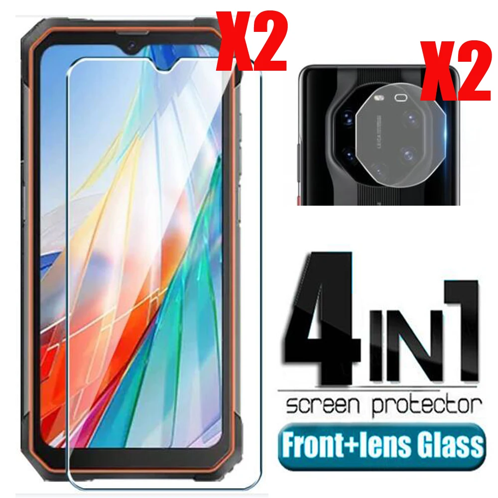 Protector de pantalla de vidrio templado 2.5D 9H para Blackview BV8800 BL8800 Pro BV9200 con película de lente de cámara suave en Blackview BV8800 - imagen 4