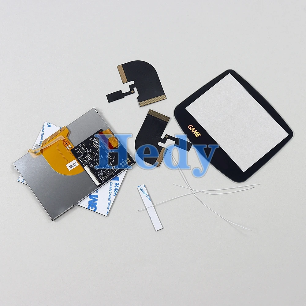 8 juegos de niveles de alto brillo V4.0 pantalla IPS de punto a punto para pantalla de retroiluminación de repuesto de consola Nintendo GBA V4 - imagen 5