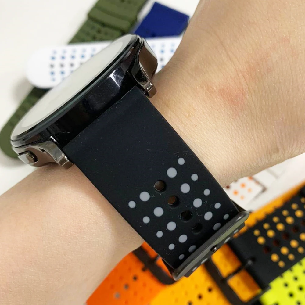 Silicona transpirable de 22mm para Xiaomi Watch Watch S4 S3, pulsera deportiva para Mi Watch 2 Pro/Color 2/S1 Active/S2 42mm 46mm - imagen 3
