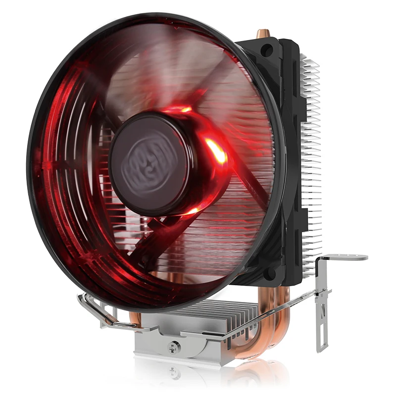 Cooler Master T20 CPU Cooler 2 tubos de calor CPU procesador radiador para LGA 775/1150/1151/1155/1156/1200 AMD AM4 Cooler para PC - imagen 2