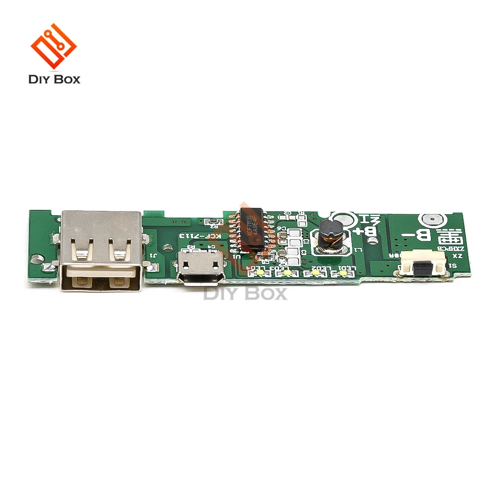 Módulo cargador de Banco de energía 5V 1A, placa de circuito de carga, módulo de aumento de potencia para Xiaomi, Banco de energía móvil DIY