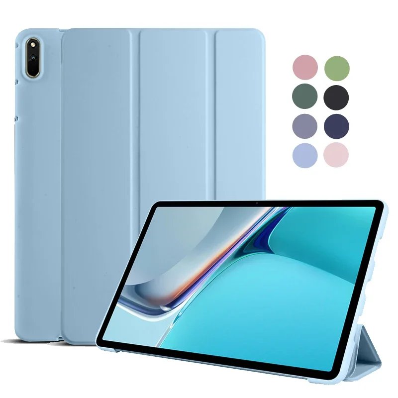 Funda con soporte plegable para Huawei MatePad Mate Pad 10,4, 10, 4, 11, 2022, Funda trasera de TPU suave para Huawei MatePad T10s 10,1