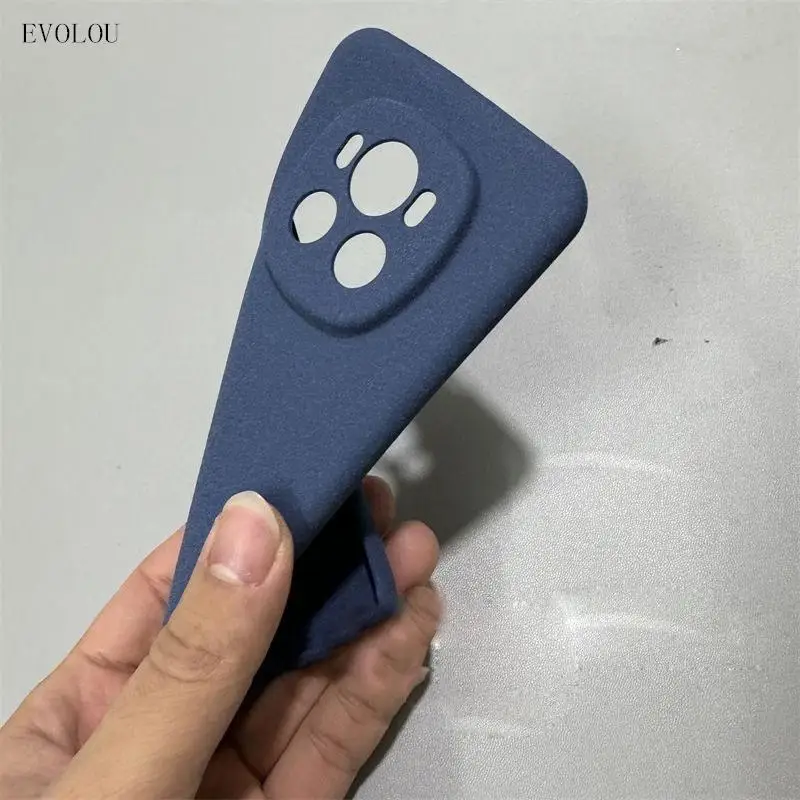 Para Honor Magic 6 Pro Magic6 Slim Sandstone silicona a prueba de golpes funda trasera suave para Honor Magic 6Pro mate TPU Protector parachoques - imagen 2