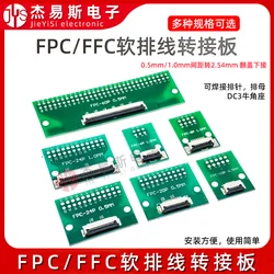 Adaptador FPC FFC 0,5/1 mm a 2,54 mm con Pines Soldados