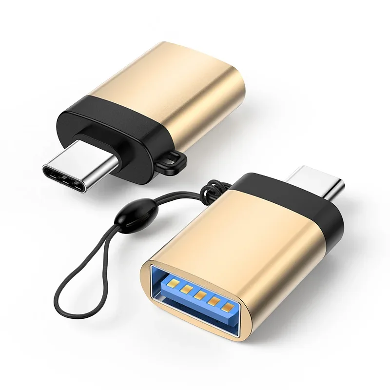 Adaptador USB a tipo c 3,0, adaptador OTG, adaptador para teléfono móvil, transmisión de alta velocidad USB a tipo c, compacto y portátil - imagen 2
