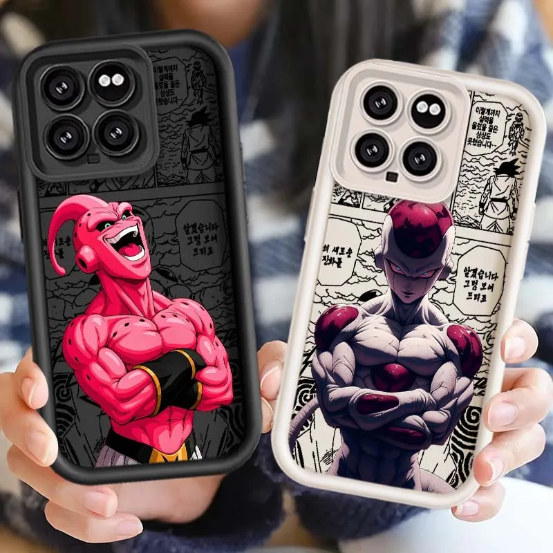 D-Dragon Ball funda fresca de dibujos animados para Xiaomi Mi 17 15 14 13 12 14T 13T Pro Max Lite funda de teléfono con escalera ocular