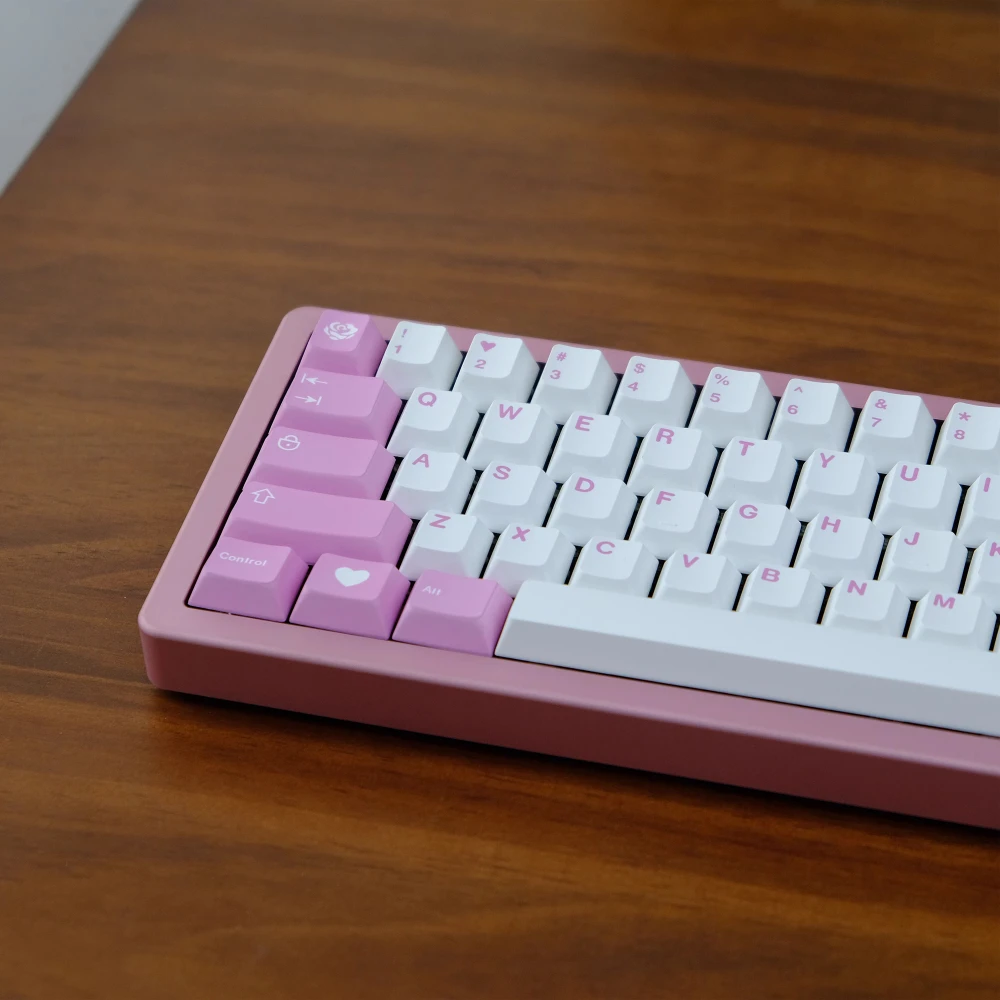 GMK CYL Amado Keycaps Rosa Inglés Coreano Keycap Cherry Profile PBT tinte sublimación tapa de tecla para teclado mecánico MX - imagen 4