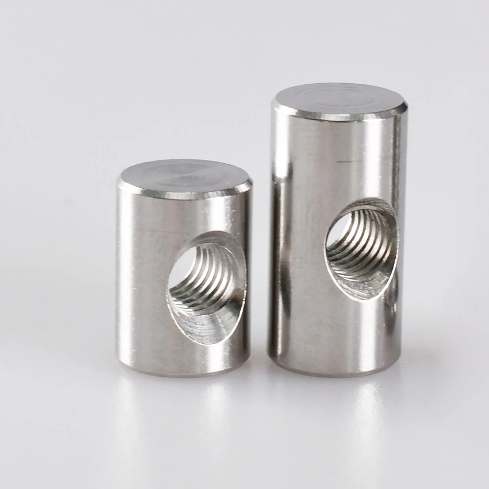 Pasador de acero inoxidable para muebles, tuerca de inserción de martillo, pernos cilíndricos, rosca métrica, M4, M5, M6 - imagen 5