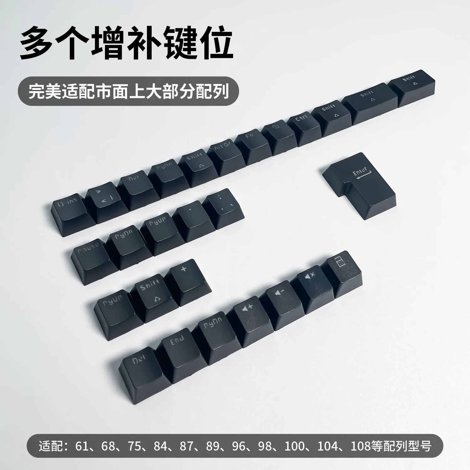 Teclas turcas de 132 teclas que brillan a través de retroiluminación OEM perfil ABS Keycap para Cherry MX Switch Gaming Teclado mecánico Key Casp - imagen 3