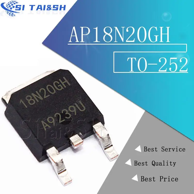 Si Tai & SH 10 unids/lote 18N20GH AP18N20GH 18N20 TO-252 IC molewei de la mejor calidad